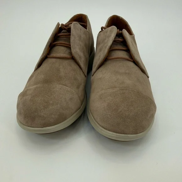 Samuel Hubbard Freedom Stroll Buff Nubuck Taupe Suede Oxford Shoes Size 8 - Picture 12 of 16